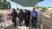 ببینید| حضور فرزانه صادق وزیر راه و شهرسازی در محل شهادت شهدای دانش آموز مدرسه شجره طیبه میناب در پی حملات ارتش کودک کش آمریکایی