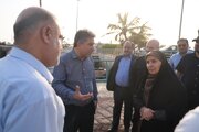 بازدید وزیر راه و شهرسازی از بندر شهید باهنر