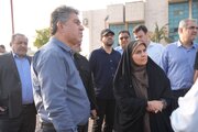بازدید وزیر راه و شهرسازی از بندر شهید باهنر