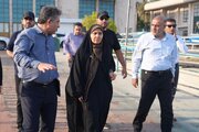 بازدید وزیر راه و شهرسازی از بندر شهید باهنر
