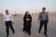 بازدید وزیر راه و شهرسازی از بندر شهید رجایی