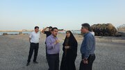 بازدید فرزانه صادق وزیر راه و شهرسازی از بندر شهید باهنر استان هرمزگان