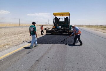 افزایش ۲۷۵ درصدی عملیات لکه‌گیری محورهای مواصلاتی خراسان شمالی