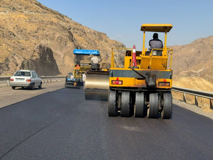 بهسازی آزادراه قزوین–رشت با هدف ارتقای کیفیت تردد ادامه دارد