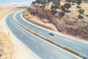خط  کشی محورهای مواصلاتی استان ایلام