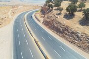 خط  کشی محورهای مواصلاتی استان ایلام
