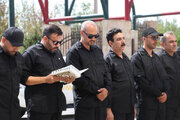 ببینید | آیین بدرقه خادمان اربعین حسینی اداره کل راهداری و حمل‌ونقل جاده‌ای استان البرز به پایانه مرزی مهران با حضور مدیرکل راهداری و حمل‌ونقل جاده‌ای استان البرز