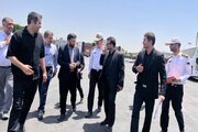 ببینید | بازدید معاون حقوق عامه دادستانی استان البرز بهمراه مدیرکل و معاون حمل و نقل اداره کل راهداری و حمل و نقل جاده‌ای استان البرز و جانشین پلیس راه استان از پايانه مسافربري شهيد کلانتری