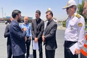 ببینید | بازدید معاون حقوق عامه دادستانی استان البرز بهمراه مدیرکل و معاون حمل و نقل اداره کل راهداری و حمل و نقل جاده‌ای استان البرز و جانشین پلیس راه استان از پايانه مسافربري شهيد کلانتری
