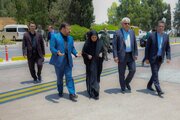 ببینید | دیدار وزیر راه و شهرسازی با استاندار فارس در فرودگاه شیراز
