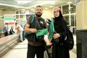 گزارش تصویری //ورود زائران خارجی اربعین حضرت اباعبدالله الحسین (ع) از مرز بازرگان