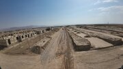 پیشرفت  درصدی آماده سازی سایت  هکتاری سوکان سمنان