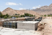 استمرار عملیات اجرایی تقاطع غیرهمسطح بیمارستان خرداد مهدیشهر استان سمنان در روزهای گرم تابستان