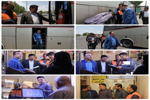نظارت میدانی معاون حمل‌ونقل اداره‌کل راهداری جنوب کرمان بر روند خدمات‌رسانی به زائران اربعین حسینی