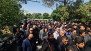 ببینید | مراسم تشییع و تدفین مرحوم محمدرضا هاشمی نیا رئیس فقید مرکز حراست وزارت راه و شهرسازی (۲)