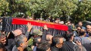 ببینید | مراسم تشییع و تدفین مرحوم محمدرضا هاشمی نیا رئیس فقید مرکز حراست وزارت راه و شهرسازی (۲)