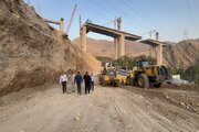 ببینید|بازدید مدیرکل راهداری و حمل و نقل جاده‌ای استان البرز از پروژه احداث کنارگذر پل شهید رئیسی B1