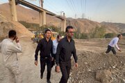 ببینید|بازدید مدیرکل راهداری و حمل و نقل جاده‌ای استان البرز از پروژه احداث کنارگذر پل شهید رئیسی B1