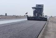 ببینید/ اجرای عملیات روکش آسفالت کمربندی شهرستان انار در استان کرمان