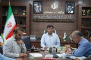 نشست مدیر کل با شهردار شُنبه در استان بوشهر