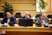 ببینید|  نشست بررسی روش تأمین منابع مالی  تعریض آزادراه ساوه–همدان با حضور  مهندس بازوند، معاون وزیر راه و شهرسازی و مدیرعامل شرکت ساخت و توسعه زیربناهای حمل‌ونقل کشور، دکتر ملانوری شمس استاندار همدان، دکتر صوفی نایب‌رئیس کمیسیون عمران مجلس شورای اسلامی و جمعی از مدیران شرکت و دستگاه‌های اجرایی برگزار شد.در این نشست، راهکارها و مدل‌های تأمین منابع مالی برای اجرای تعریض ۱۹ کیلومتر از آزادراه ساوه–همدان بررسی و بر تعیین تکلیف سازوکار اجرایی این پروژه ظرف دو هفته آینده تأکید شد.