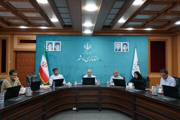 جلسه کارگروه امور زیربنایی، توسعه روستایی، عشایری، شهری و آمایش سرزمین و محیط زیست استان بوشهر
