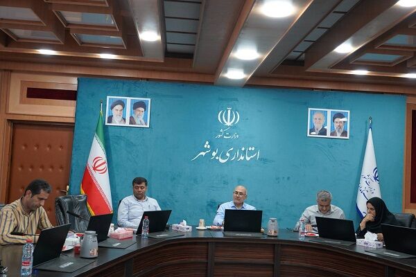 جلسه کارگروه امور زیربنایی، توسعه روستایی، عشایری، شهری و آمایش سرزمین و محیط زیست استان بوشهر