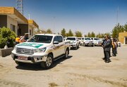 ببینید| اعزام همکاران راهداری و حمل و نقل جاده‌ای خراسان جنوبی  به مرز مهران