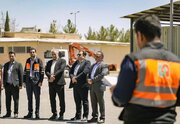 ببینید| اعزام همکاران راهداری و حمل و نقل جاده‌ای خراسان جنوبی  به مرز مهران