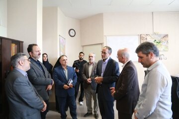 بازدید معاون توسعه مدیریت و منابع انسانی وزارت راه و شهرسازی از اداره‌کل راه و شهرسازی استان قزوین
