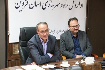 قدردانی معاون توسعه مدیریت و منابع انسانی وزارت راه و شهرسازی از مدیرکل راه و شهرسازی استان قزوین