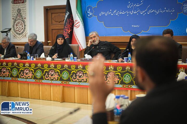 ببینید | نشست وزیر راه وشهرسازی با اعضای کمیسیون امنیت ملی و سیاست خارجی مجلس شورای اسلامی