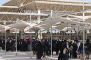 تردد زائر از مرز شلمچه 7 مرداد