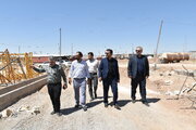 بازدید میدانی مدیرکل راه و شهرسازی استان از روند تکمیل پروژه 968 واحد نهضت ملی مسکن سمنان