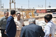 بازدید میدانی مدیرکل راه و شهرسازی استان از روند تکمیل پروژه 968 واحد نهضت ملی مسکن سمنان