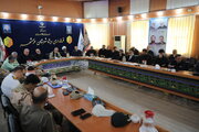 ببینید| جلسه ستاد اربعین حسینی با حضور معاون وزیر کشور، استاندار خوزستان و مدیرکل راه و شهرسازی خوزستان در خرمشهر
