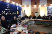 ببینید| جلسه ستاد اربعین حسینی با حضور معاون وزیر کشور، استاندار خوزستان و مدیرکل راه و شهرسازی خوزستان در خرمشهر