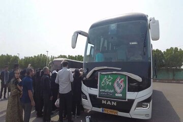 جابه‌جایی ۲ هزار و ۸۴۱ زائر اربعین حسینی از مبدأ جنوب کرمان به مرز شلمچه