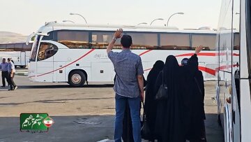جابه‌جایی بیش از ۵۸۰۰ زائر اربعین از مبدأ زنجان