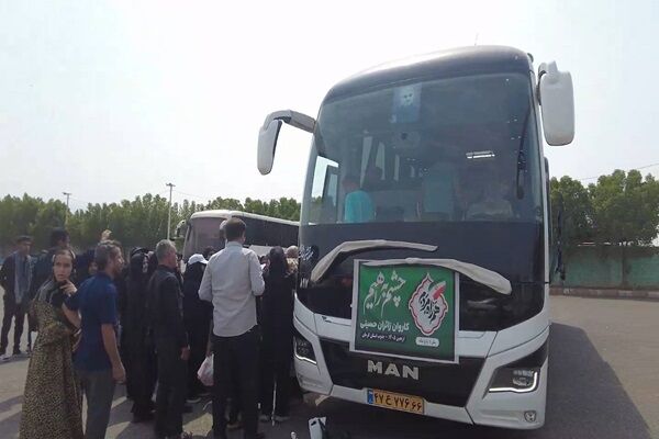 جابه‌جایی ۲ هزار و ۸۴۱ زائر اربعین حسینی از مبدأ جنوب کرمان به مرز شلمچه