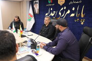 بازدید راهبر امور حقوقی، سرمایه‌گذاری و آزادراه‌های سازمان راهداری وحمل‌ونقل جاده‌ای از پایانه مرزی چذابه