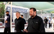 بازدید راهبر امور حقوقی، سرمایه‌گذاری و آزادراه‌های سازمان راهداری وحمل‌ونقل جاده‌ای از پایانه مرزی چذابه