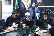 دیدار نماینده ولی فقیه در استان خوزستان با خانواده‌های شهدای دانش‌آموز میناب در پایانه مرزی شلمچه