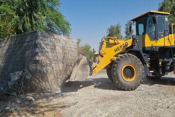رفع تصرف بیش از ۹۰۰۰ مترمربع اراضی ملی در خوزستان