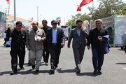 گزارش تصویری //بازدید مجتبی شصتی کریمی مدیرکل امور کنسولی وزارت امور خارجه جمهوری اسلامی ایران با همراهی رایزن اقتصادی کنسولگری ایران در اربیل اقلیم کردستان عراق از نحوه ارائه خدمات و تردد زائران اربعین حسینی از این پایانه مرزی