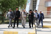 گزارش تصویری //بازدید مجتبی شصتی کریمی مدیرکل امور کنسولی وزارت امور خارجه جمهوری اسلامی ایران با همراهی رایزن اقتصادی کنسولگری ایران در اربیل اقلیم کردستان عراق از نحوه ارائه خدمات و تردد زائران اربعین حسینی از این پایانه مرزی
