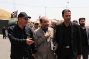 گزارش تصویری //بازدید مجتبی شصتی کریمی مدیرکل امور کنسولی وزارت امور خارجه جمهوری اسلامی ایران با همراهی رایزن اقتصادی کنسولگری ایران در اربیل اقلیم کردستان عراق از نحوه ارائه خدمات و تردد زائران اربعین حسینی از این پایانه مرزی