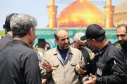 گزارش تصویری //بازدید مجتبی شصتی کریمی مدیرکل امور کنسولی وزارت امور خارجه جمهوری اسلامی ایران با همراهی رایزن اقتصادی کنسولگری ایران در اربیل اقلیم کردستان عراق از نحوه ارائه خدمات و تردد زائران اربعین حسینی از این پایانه مرزی