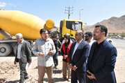 نظارت میدانی مدیرکل راه و شهرسازی استان سمنان بر پروژه های مسکونی و راهسازی شهرستان مهدیشهر