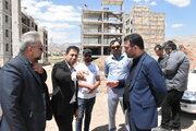 نظارت میدانی مدیرکل راه و شهرسازی استان سمنان بر پروژه های مسکونی و راهسازی شهرستان مهدیشهر